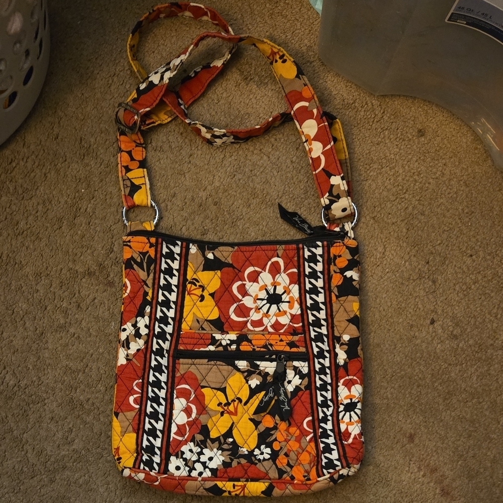 Floral Patterned Crossbody Bag